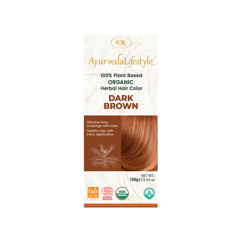 Organic DARK BROWN Hair Color