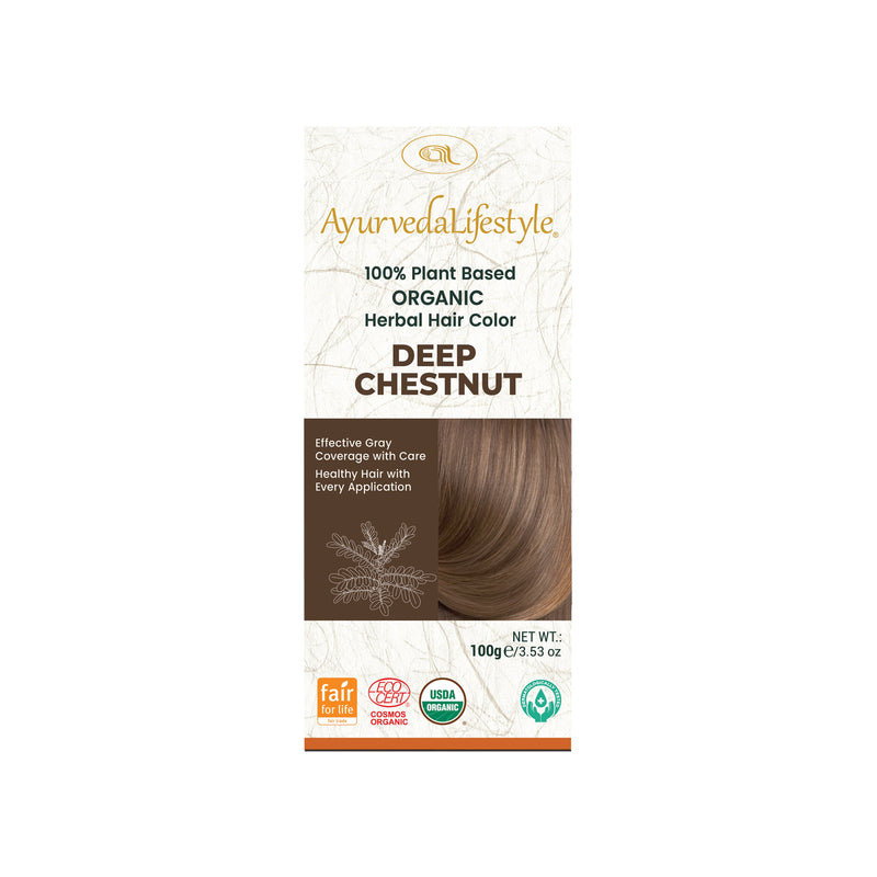 Organic DEEP CHESTNUT Hair Color