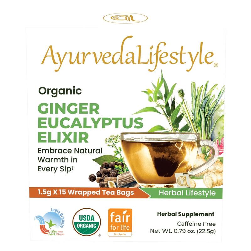 Organic GINGER EUCALYPTUS ELIXIR Tea