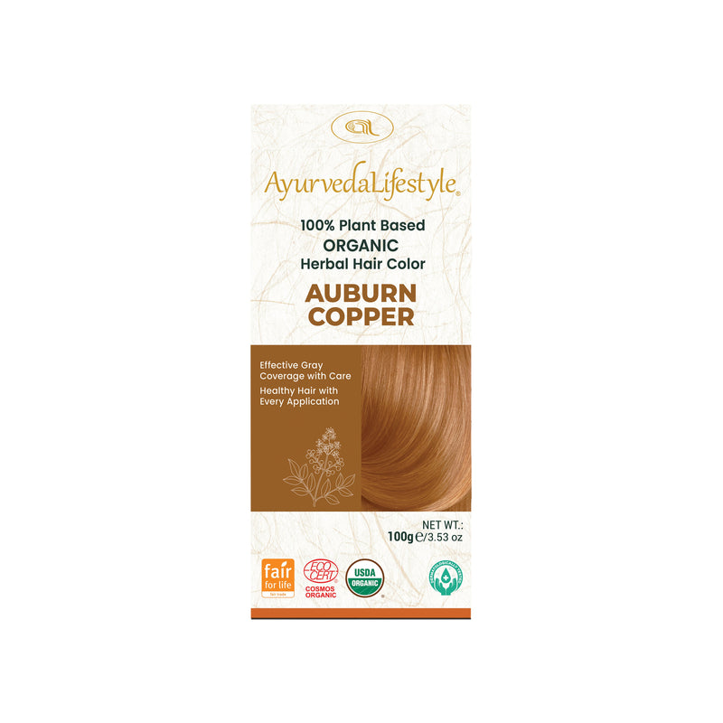 Organic AUBURN COPPER Hair Color