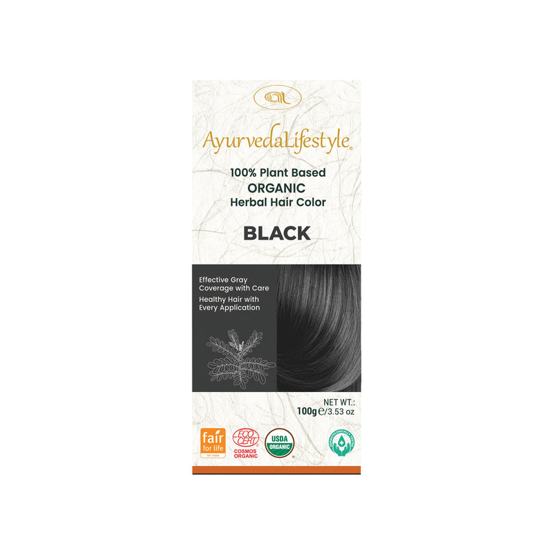 Organic BLACK Hair Color