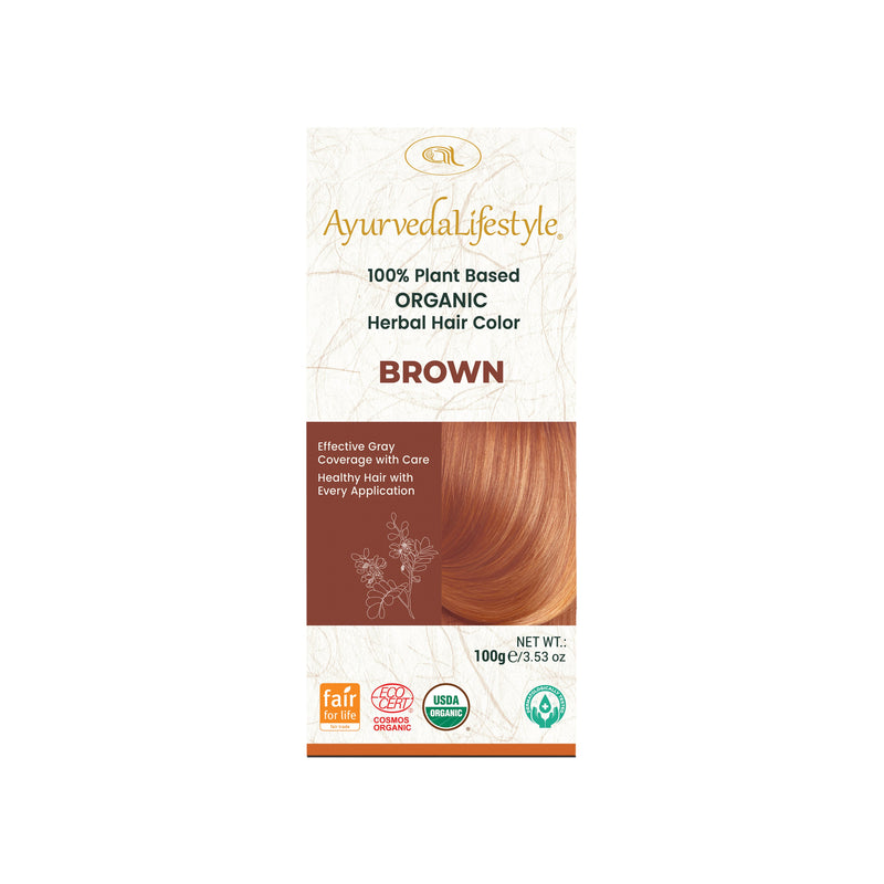Organic  BROWN Hair Color