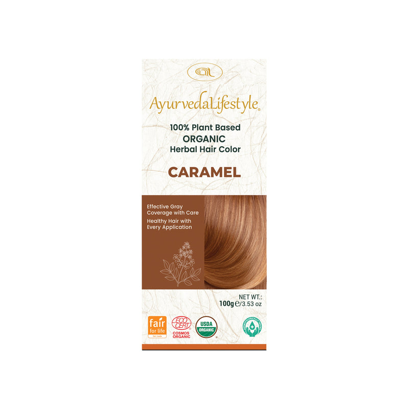 Organic CARAMEL Hair Color