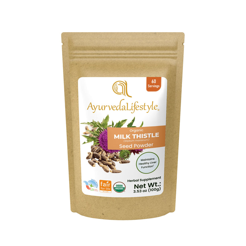 Organic MILK THISTLE Seeds Powder