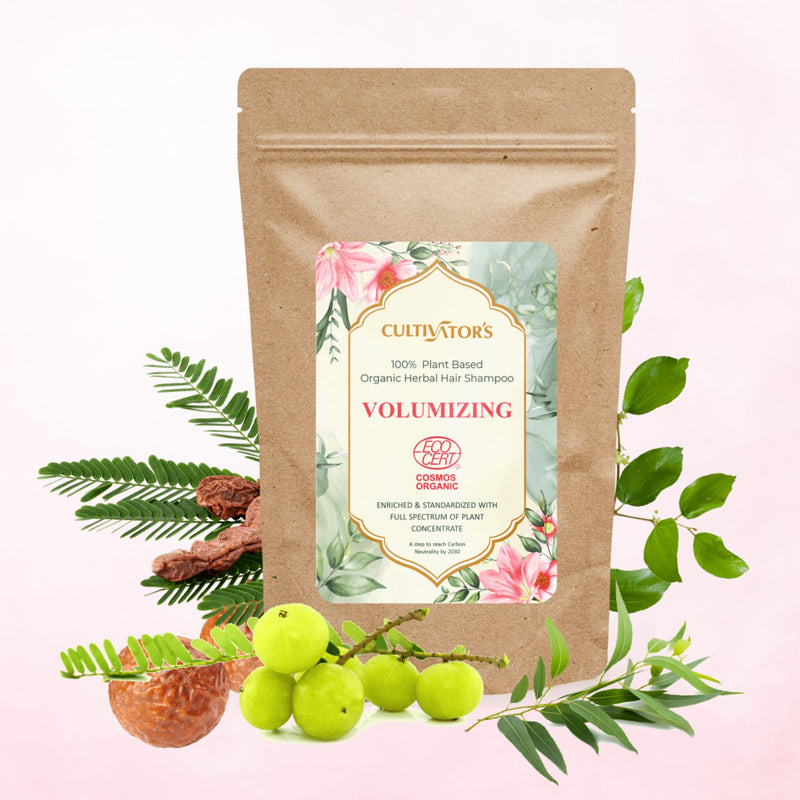 Organic Herbal Hair Shampoo-  Volumizing