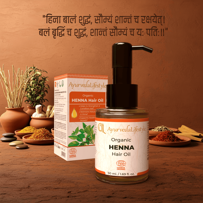 Organic HENNA Hair Oil