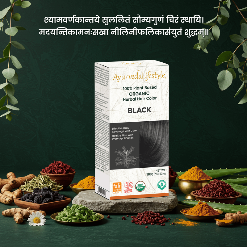Organic BLACK Hair Color