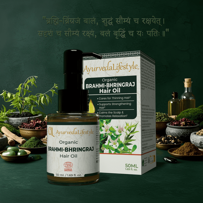 Organic BRAHMI-BHRINGRAJ Hair Oil
