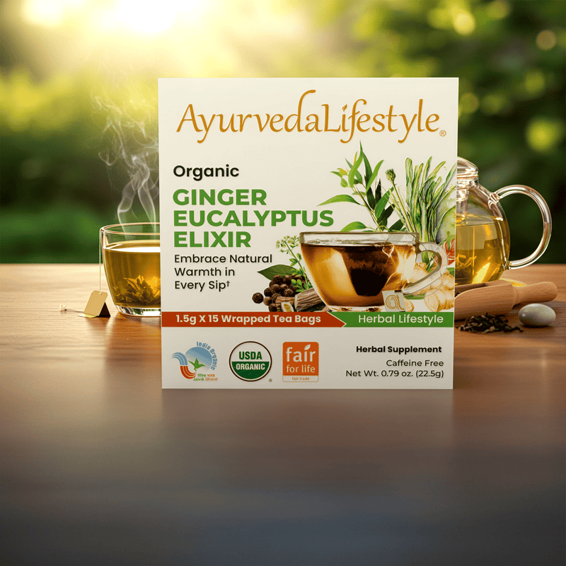 Organic GINGER EUCALYPTUS ELIXIR Tea