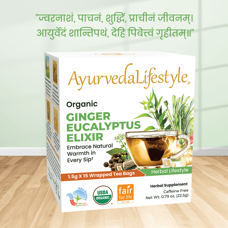 Organic GINGER EUCALYPTUS ELIXIR Tea