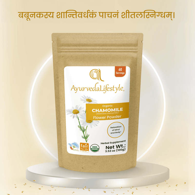 Organic CHAMOMILE Flower Powder