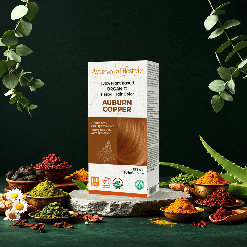 Organic AUBURN COPPER Hair Color
