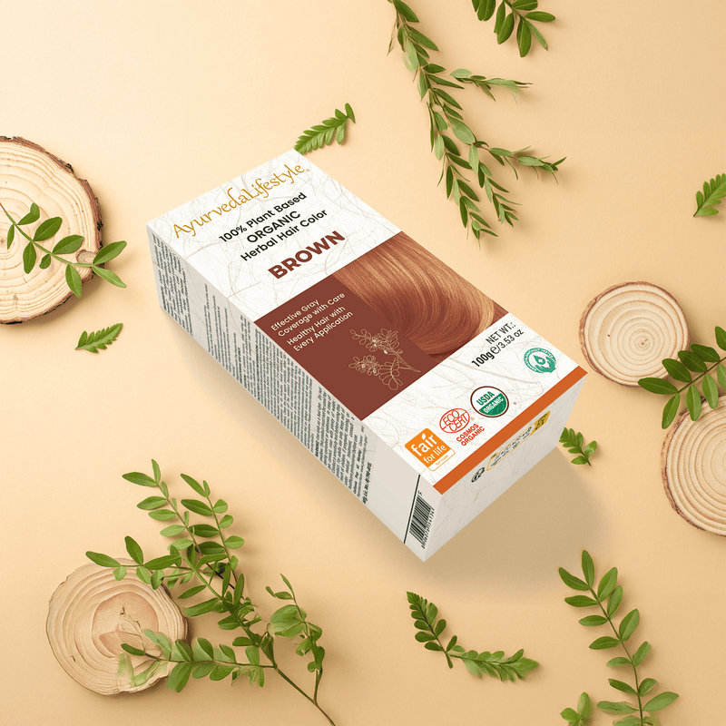 Organic  BROWN Hair Color