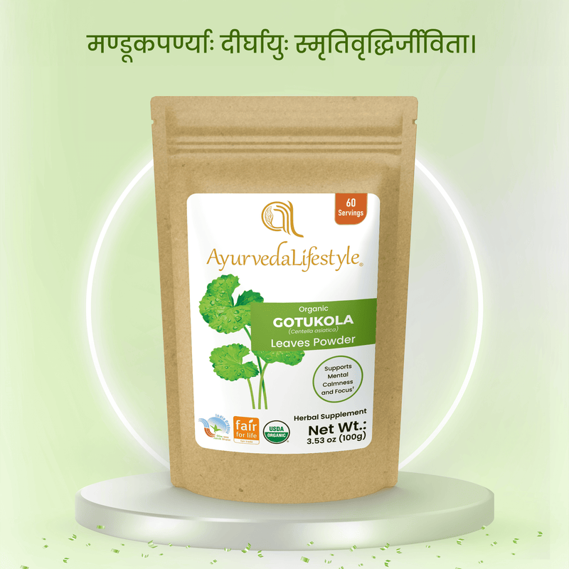 Organic GOTUKOLA Leaves Powder