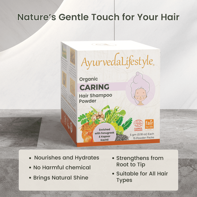 Organic CARING Hair Shampoo Powder
