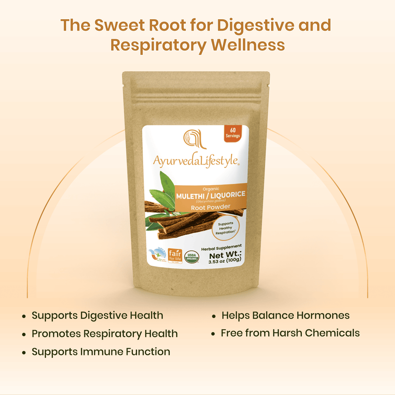 Organic MULETHI Rhizome Powder