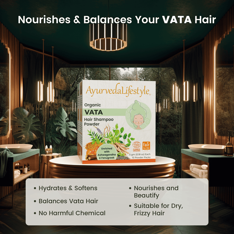 Organic VATA Hair Shampoo Powder