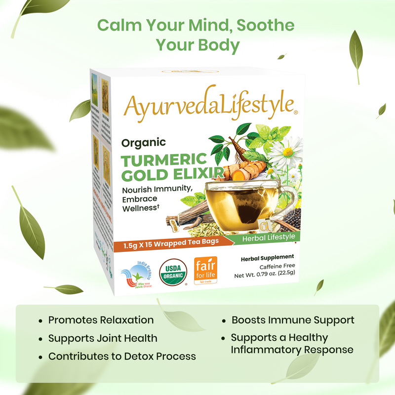Organic TURMERIC GOLD ELIXIR Tea