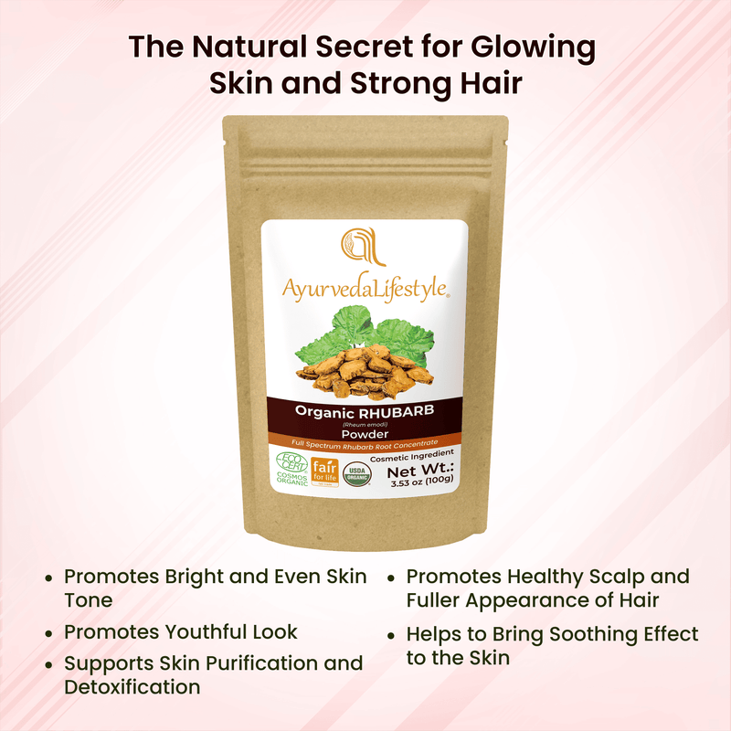Organic RHUBARB Powder