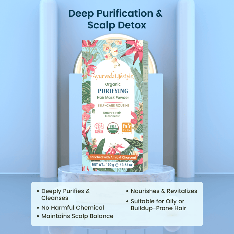 Organic PURIFYING Hair Mask Powder