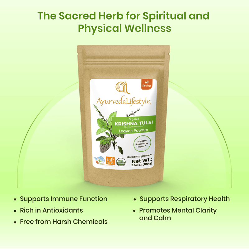Organic KRISHNA TULSI Leaf Powder