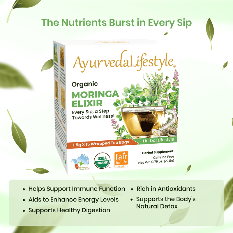 Organic MORINGA ELIXIR Tea