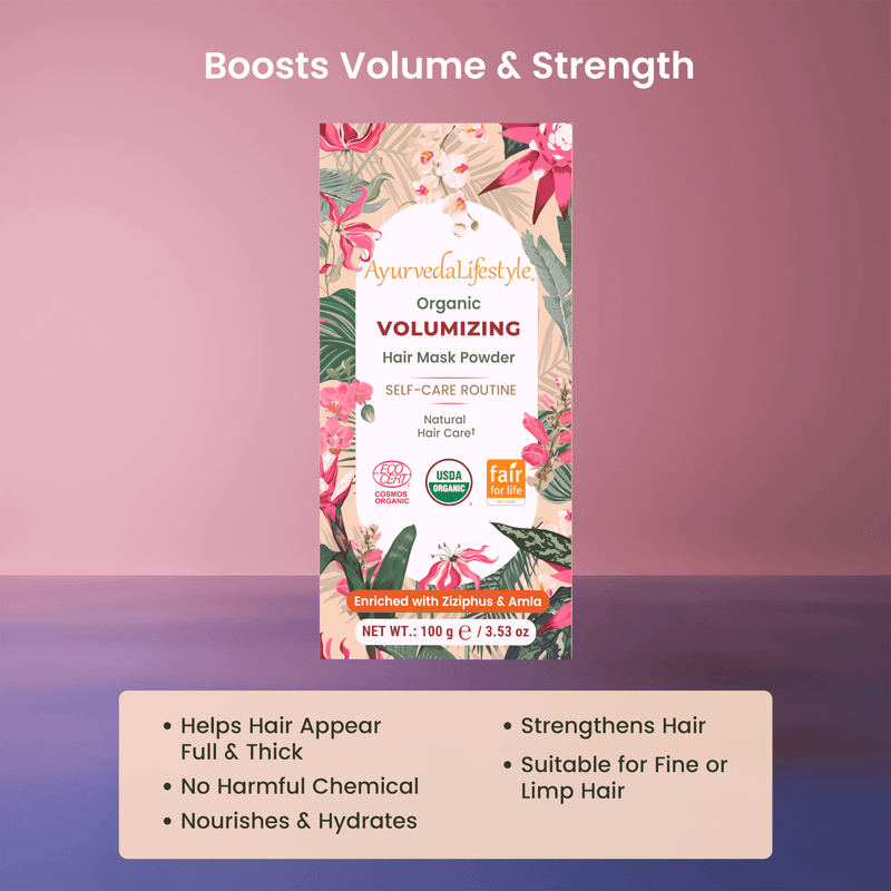 Organic VOLUMIZING Hair Mask Powder