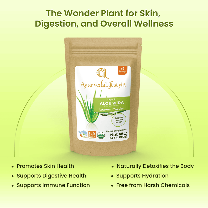 Organic ALOE VERA Leaf Powder