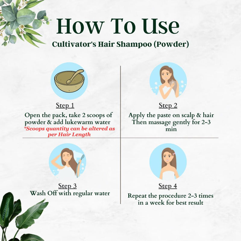 Organic Herbal Hair Shampoo-  Caring