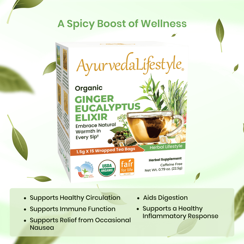 Organic GINGER EUCALYPTUS ELIXIR Tea