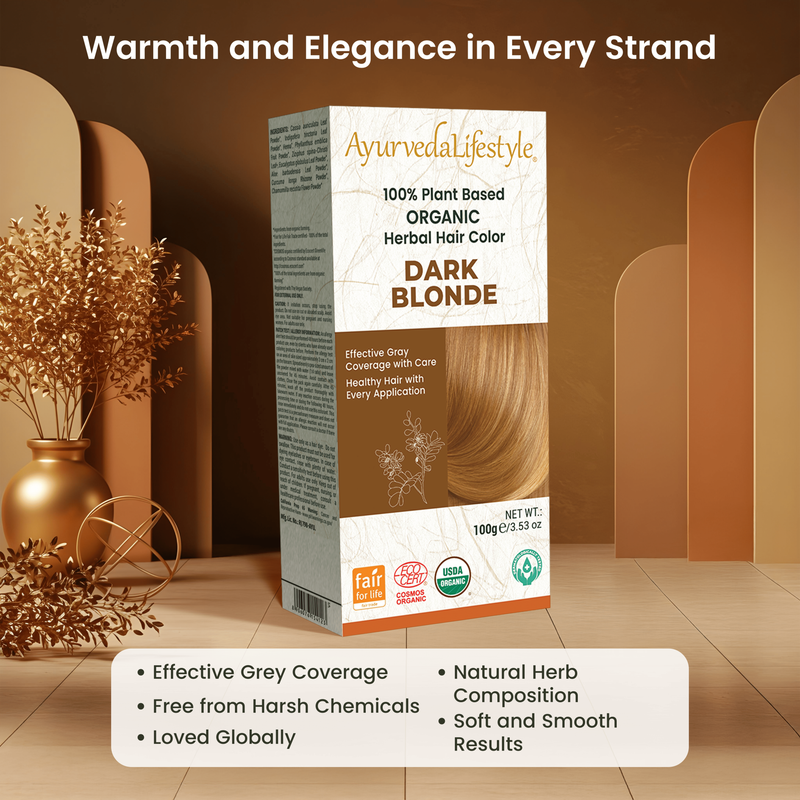 Organic DARK BLONDE Hair Color