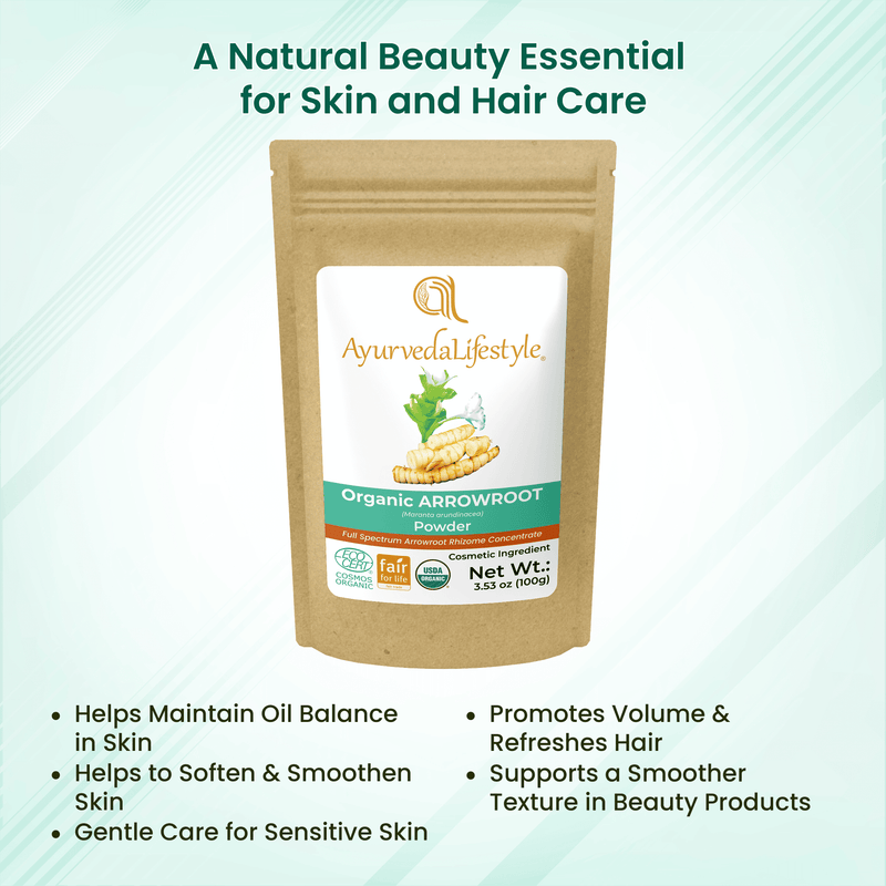 Organic ARROWROOT Powder