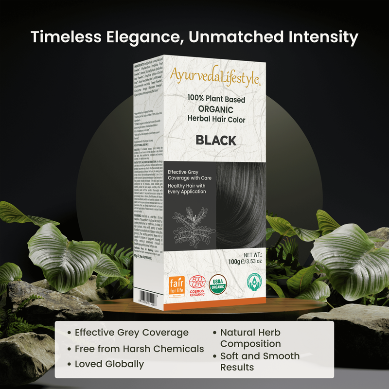 Organic BLACK Hair Color