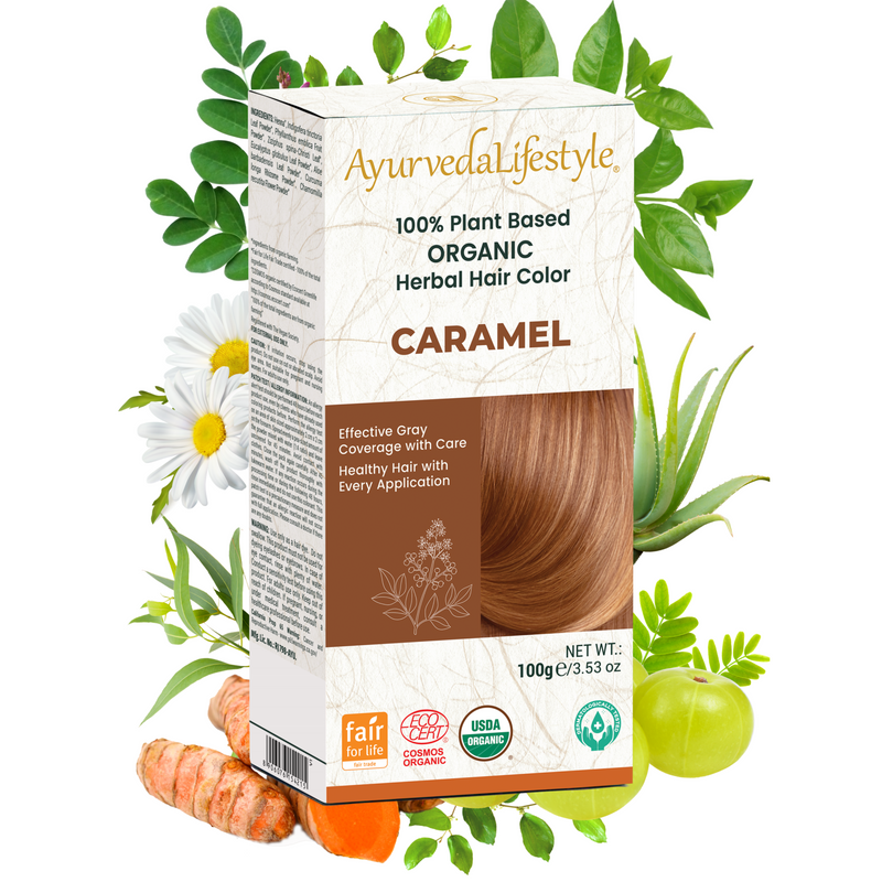 Organic CARAMEL Hair Color
