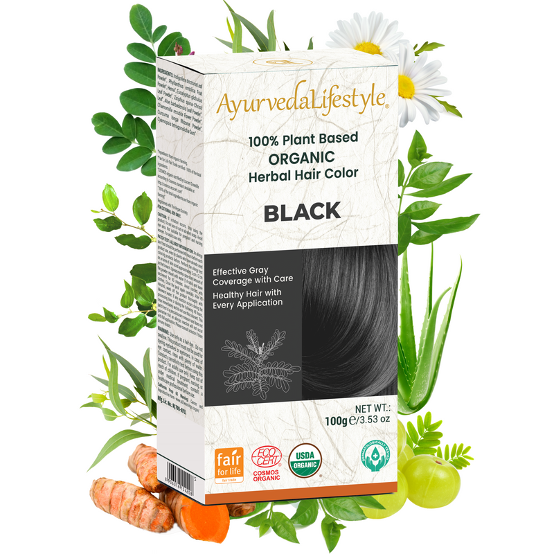 Organic BLACK Hair Color
