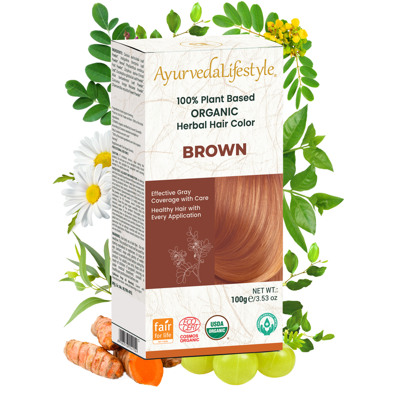 Organic  BROWN Hair Color