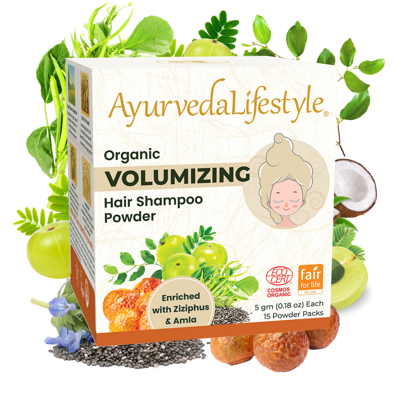 Organic VOLUMIZING Hair Shampoo Powder