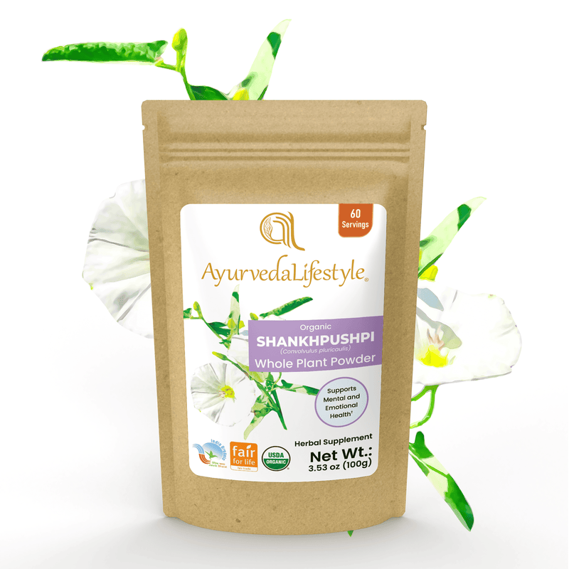 Organic SHANKHPUSHPI Whole Plant Powder