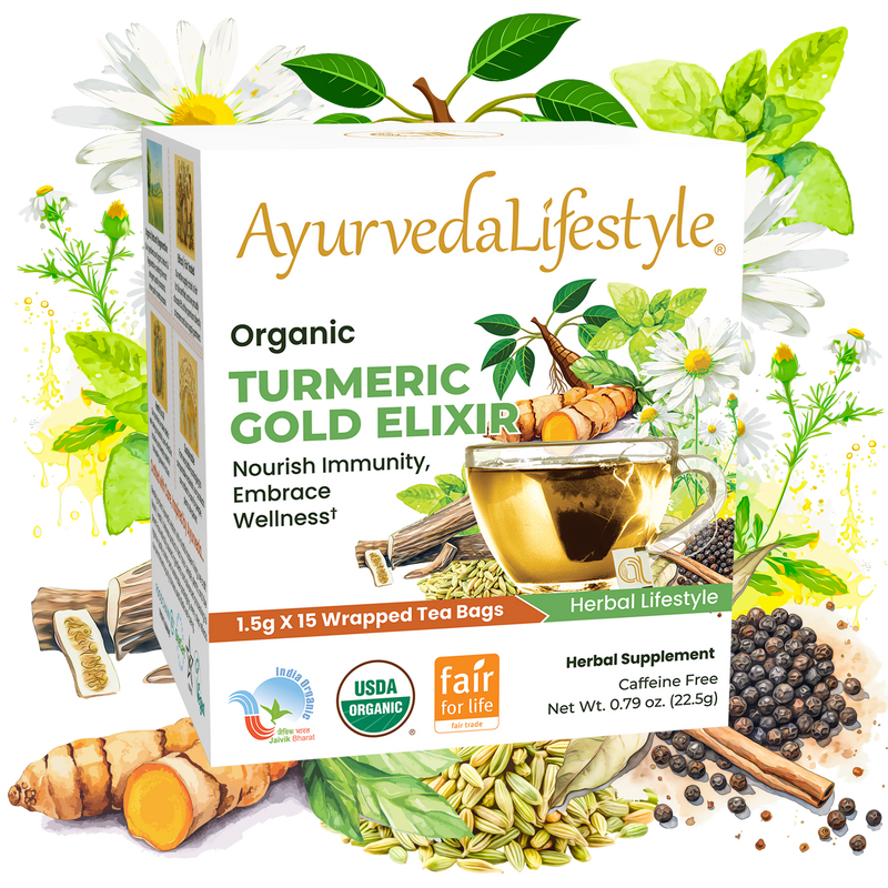 Organic TURMERIC GOLD ELIXIR Tea