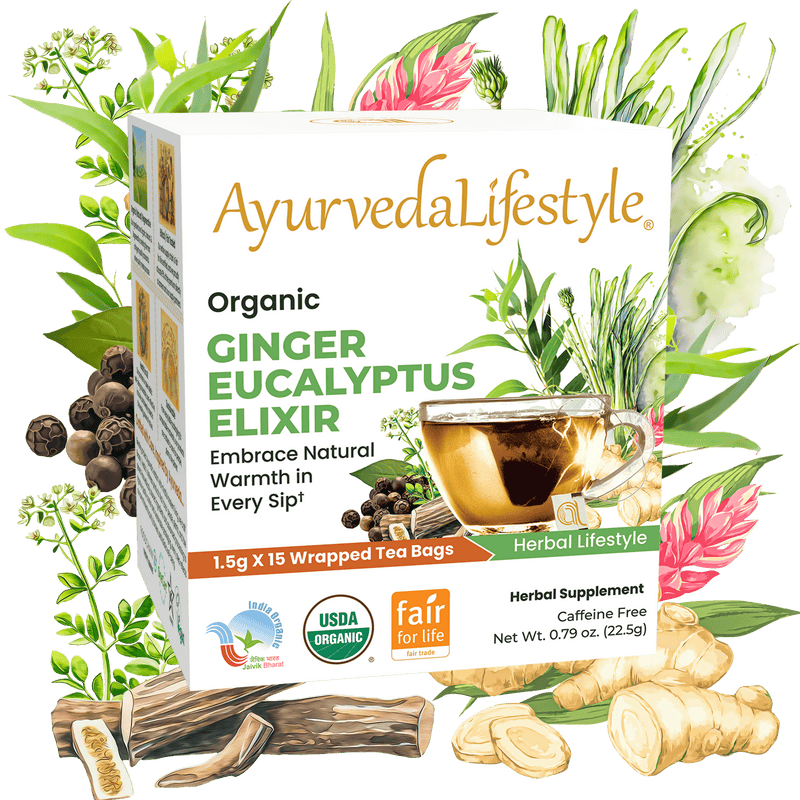Organic GINGER EUCALYPTUS ELIXIR Tea