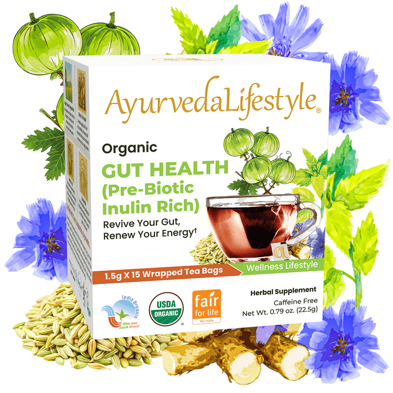 Organic GUT HEALTH (Pre-Biotic Inulin Rich) Tea