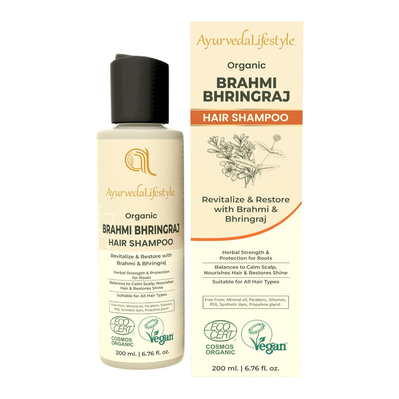 Organic BRAHMI BHRINGRAJ Liquid Hair Shampoo