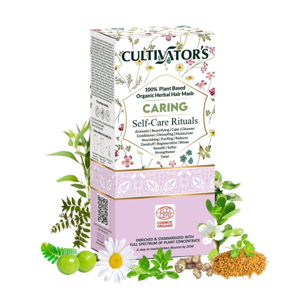 Organic Herbal Hair Mask-  Caring