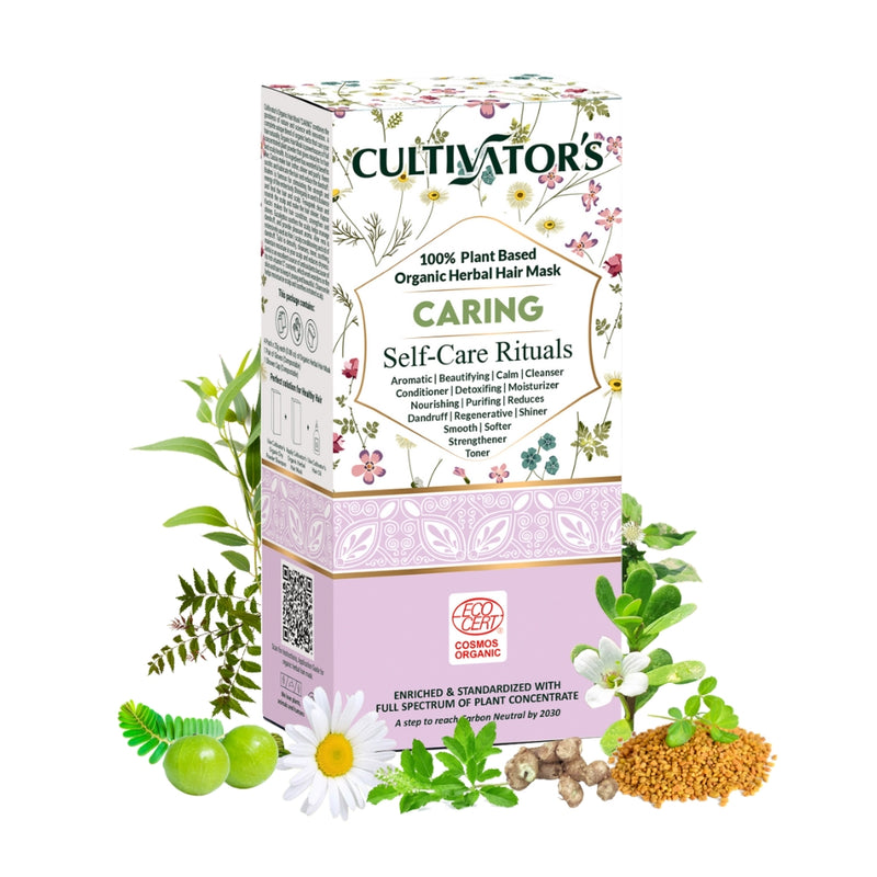 Organic Herbal Hair Mask-  Caring