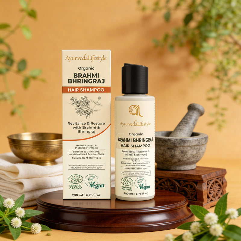 Organic BRAHMI BHRINGRAJ Liquid Hair Shampoo